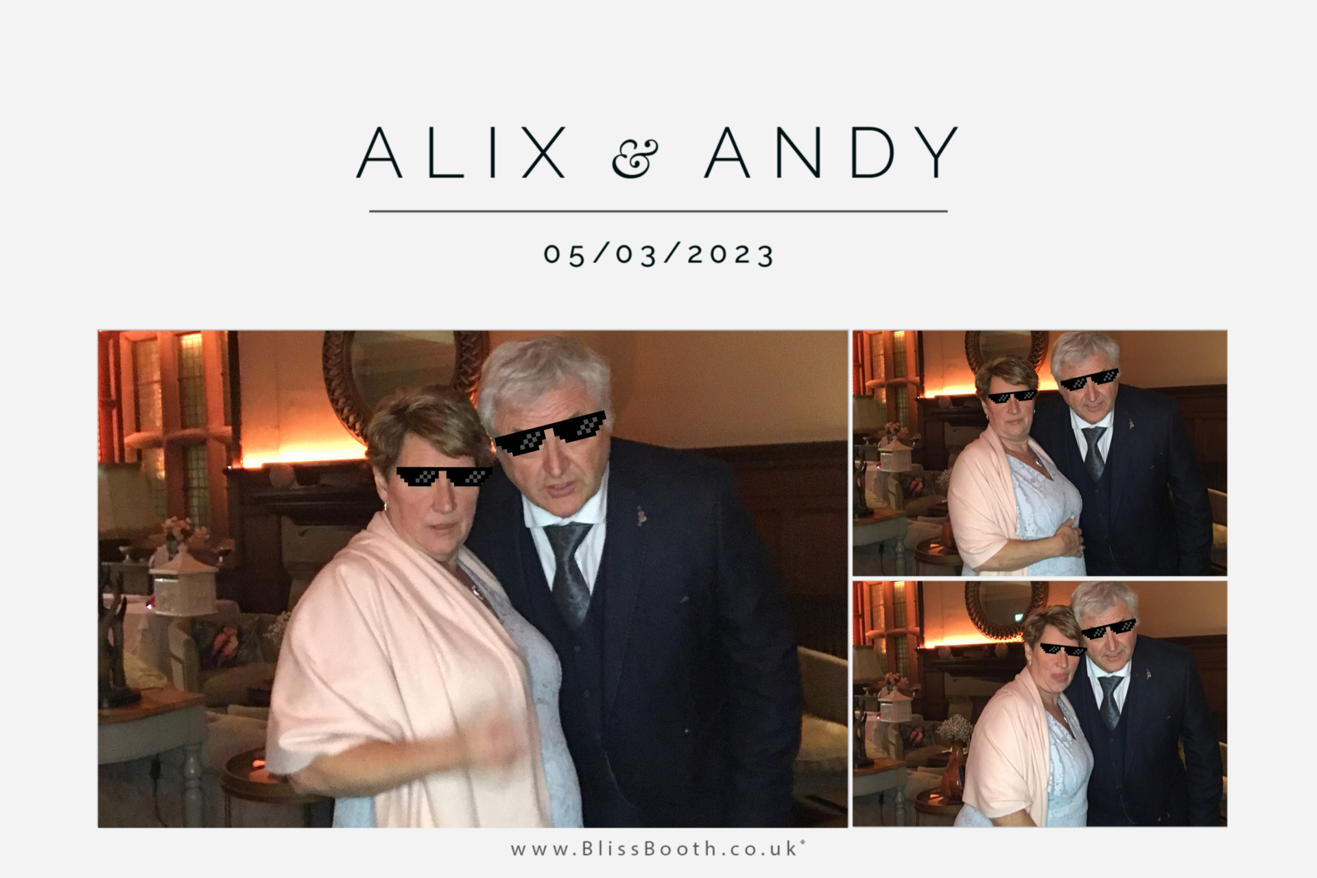 Alix and Andy | View more photos from the event at gallery.blissbooth.co.uk/u/BlissBooth/Alix-and-Andy