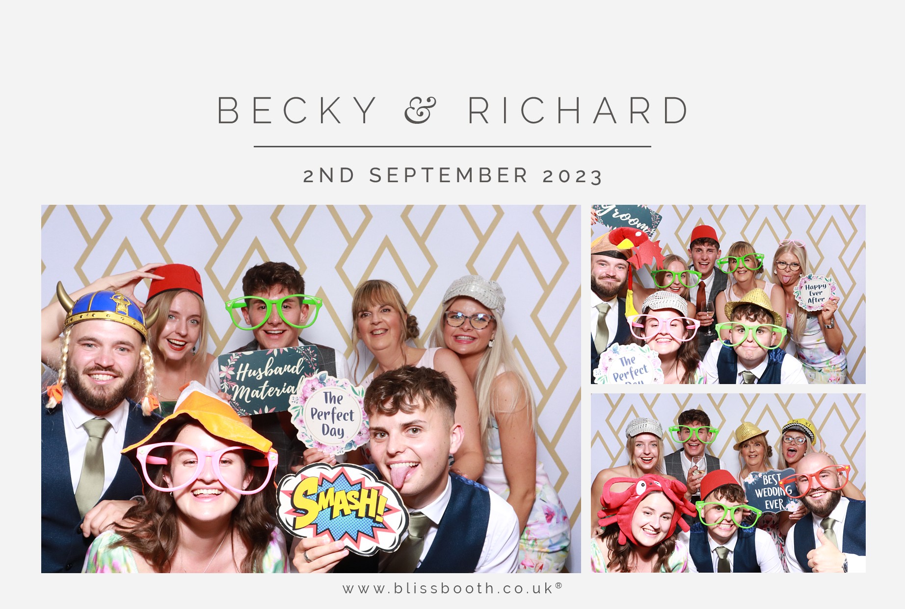Becky and Richard | View more photos from the event at gallery.blissbooth.co.uk/u/BlissBooth/Becky-and-Richard