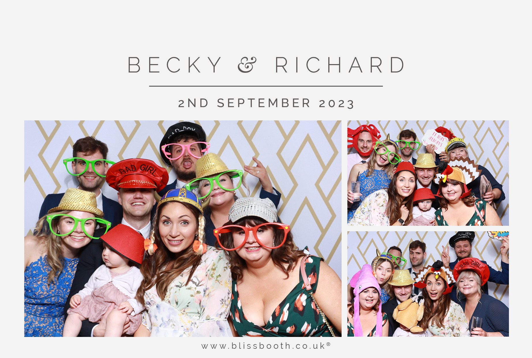 Becky and Richard | View more photos from the event at gallery.blissbooth.co.uk/u/BlissBooth/Becky-and-Richard