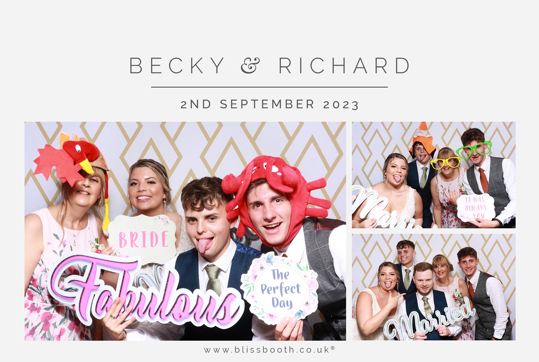 Becky and Richard | View more photos from the event at gallery.blissbooth.co.uk/u/BlissBooth/Becky-and-Richard