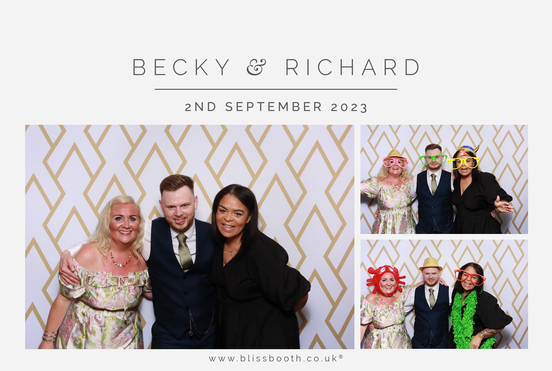 Becky and Richard | View more photos from the event at gallery.blissbooth.co.uk/u/BlissBooth/Becky-and-Richard