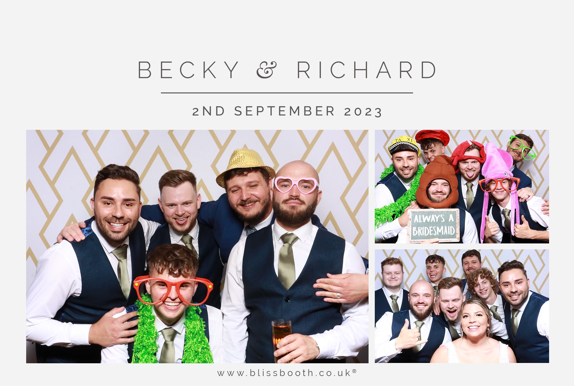 Becky and Richard | View more photos from the event at gallery.blissbooth.co.uk/u/BlissBooth/Becky-and-Richard