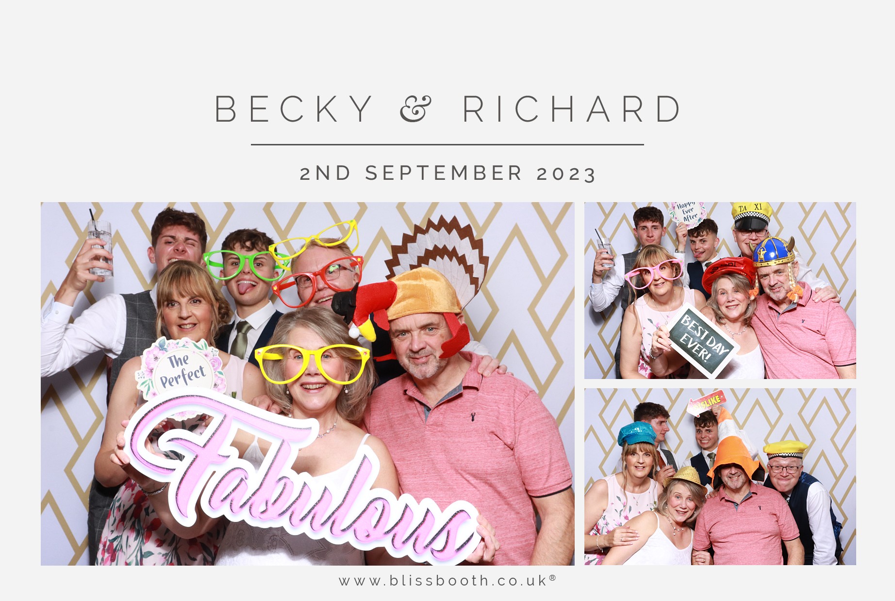 Becky and Richard | View more photos from the event at gallery.blissbooth.co.uk/u/BlissBooth/Becky-and-Richard