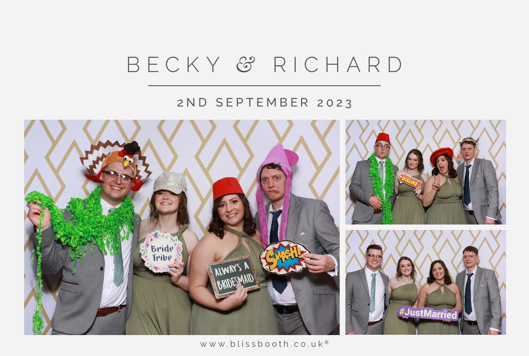 Becky and Richard | View more photos from the event at gallery.blissbooth.co.uk/u/BlissBooth/Becky-and-Richard
