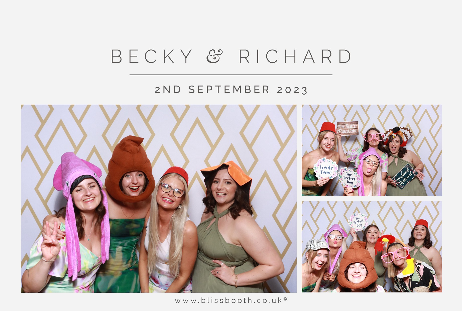 Becky and Richard | View more photos from the event at gallery.blissbooth.co.uk/u/BlissBooth/Becky-and-Richard