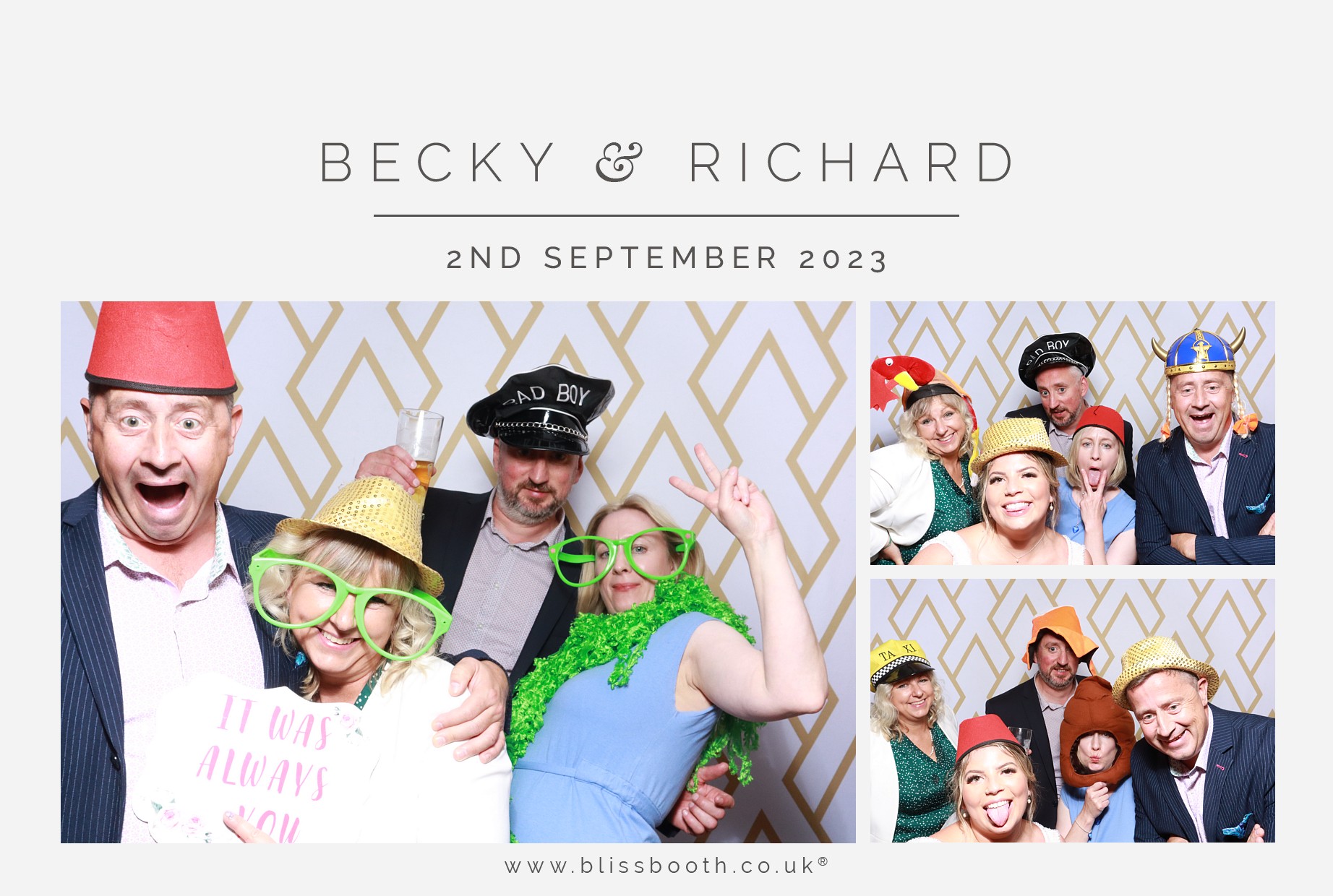 Becky and Richard | View more photos from the event at gallery.blissbooth.co.uk/u/BlissBooth/Becky-and-Richard
