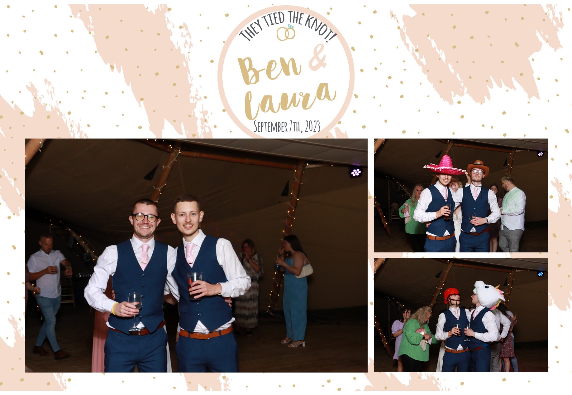 Ben and Laura | View more photos from the event at gallery.blissbooth.co.uk/u/BlissBooth/Ben-and-Laura