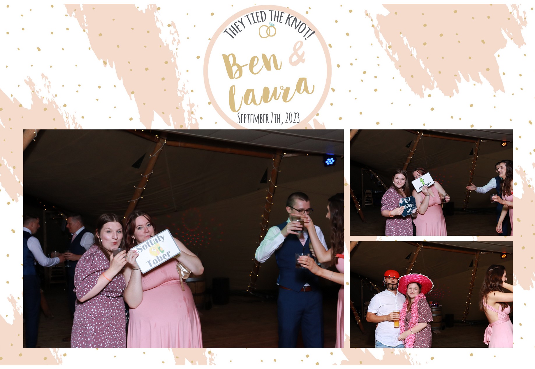 Ben and Laura | View more photos from the event at gallery.blissbooth.co.uk/u/BlissBooth/Ben-and-Laura