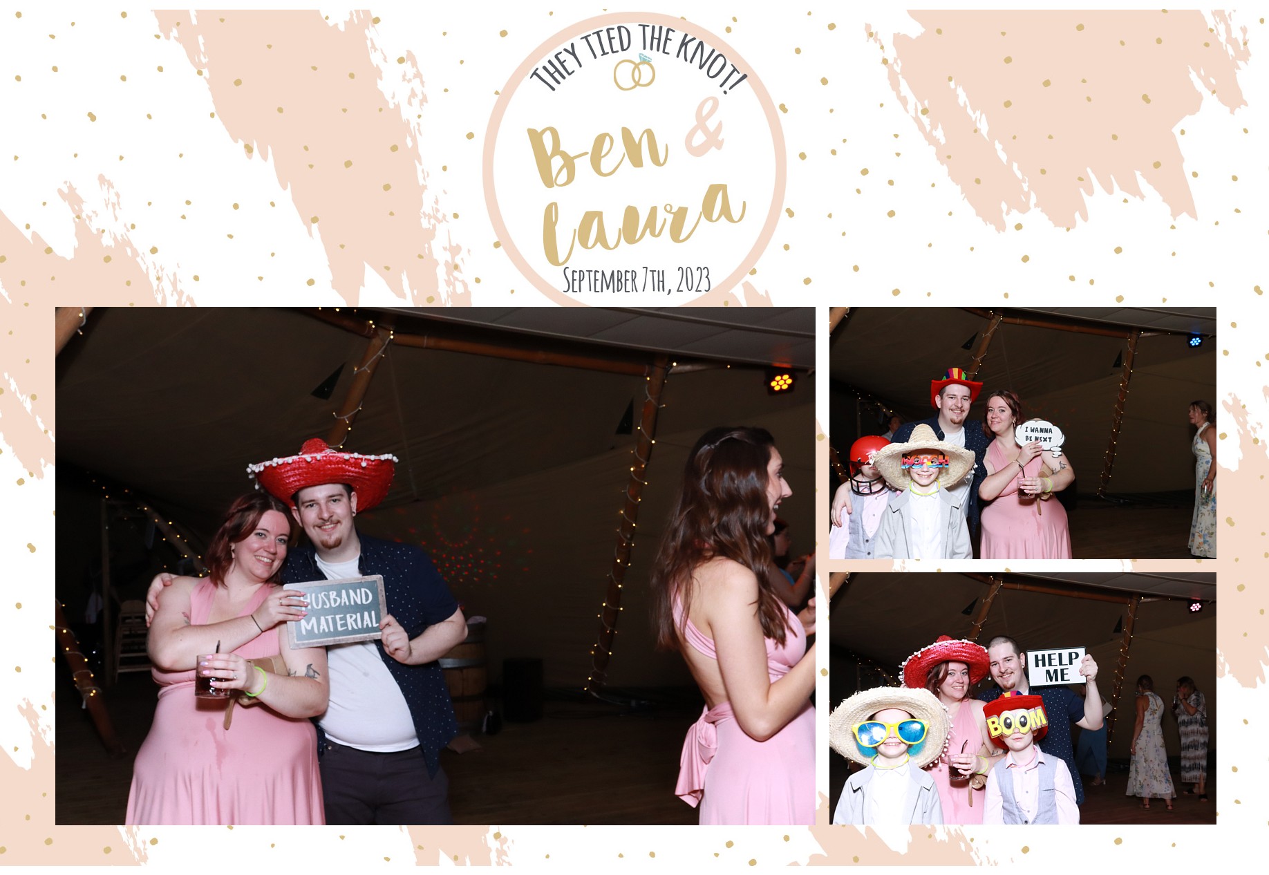 Ben and Laura | View more photos from the event at gallery.blissbooth.co.uk/u/BlissBooth/Ben-and-Laura