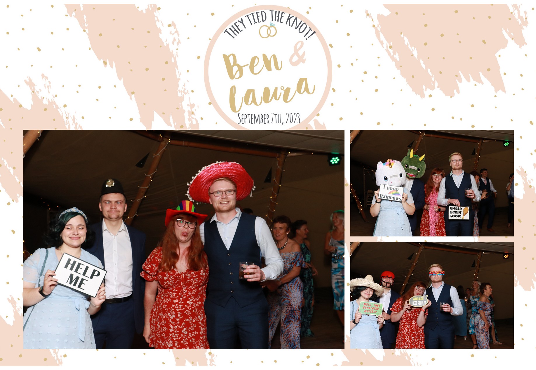Ben and Laura | View more photos from the event at gallery.blissbooth.co.uk/u/BlissBooth/Ben-and-Laura