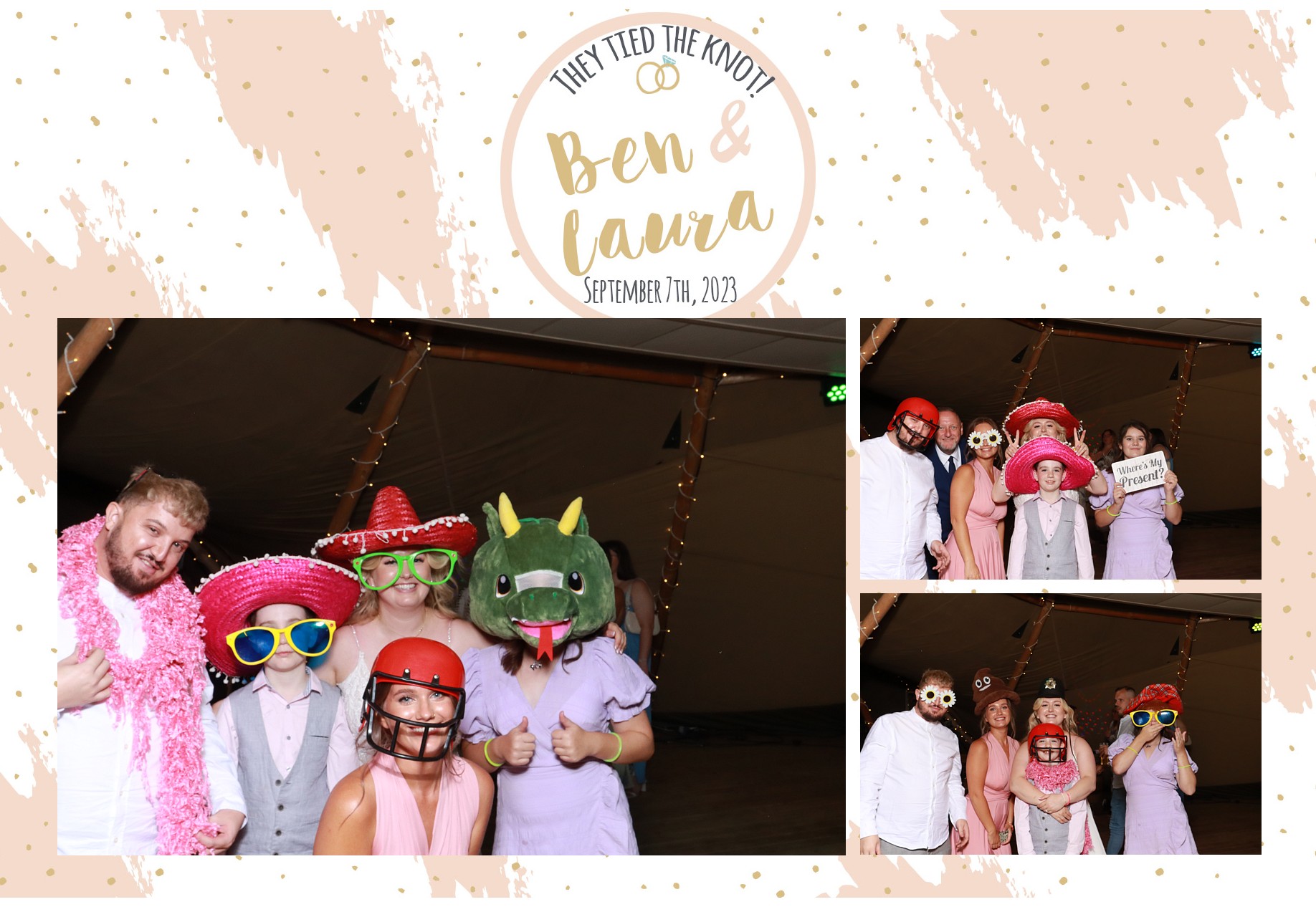 Ben and Laura | View more photos from the event at gallery.blissbooth.co.uk/u/BlissBooth/Ben-and-Laura