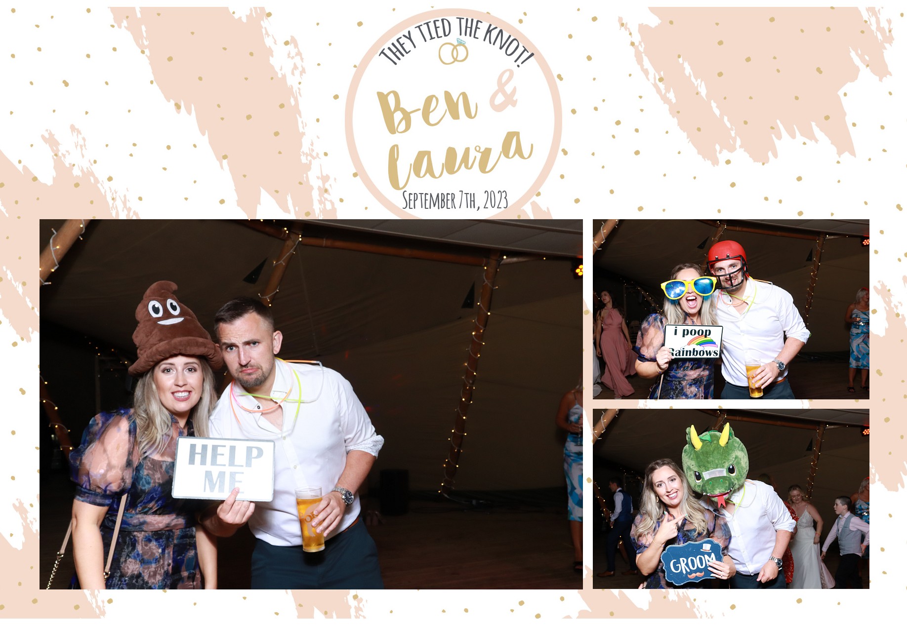 Ben and Laura | View more photos from the event at gallery.blissbooth.co.uk/u/BlissBooth/Ben-and-Laura