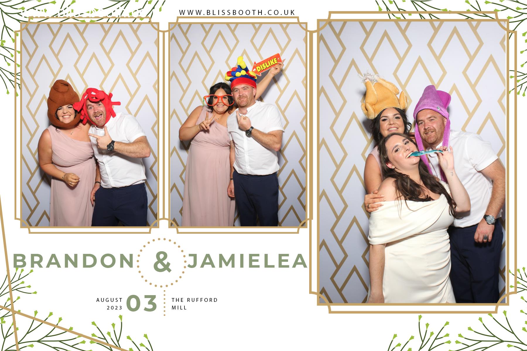 Brandon and Jamielea | View more photos from the event at gallery.blissbooth.co.uk/u/BlissBooth/Brandon-and-Jamielea
