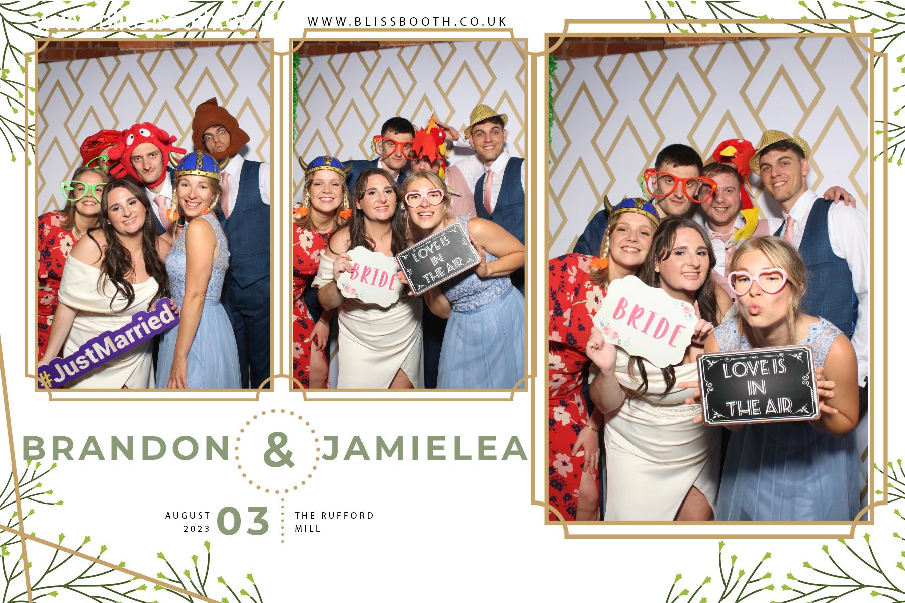 Brandon and Jamielea | View more photos from the event at gallery.blissbooth.co.uk/u/BlissBooth/Brandon-and-Jamielea