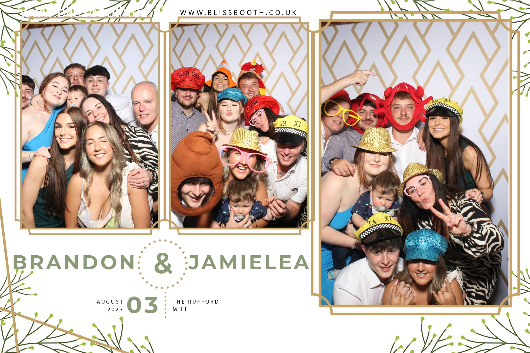 Brandon and Jamielea | View more photos from the event at gallery.blissbooth.co.uk/u/BlissBooth/Brandon-and-Jamielea