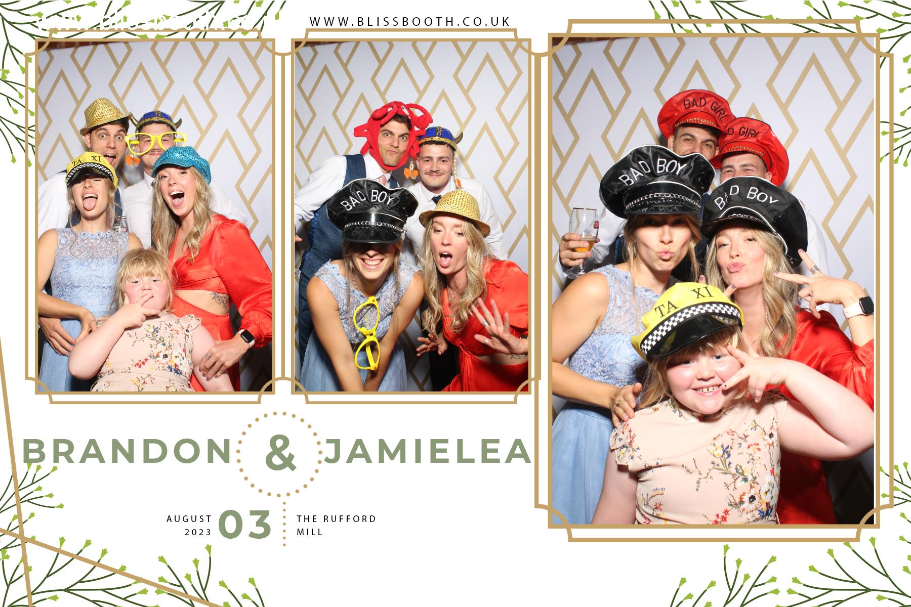 Brandon and Jamielea | View more photos from the event at gallery.blissbooth.co.uk/u/BlissBooth/Brandon-and-Jamielea