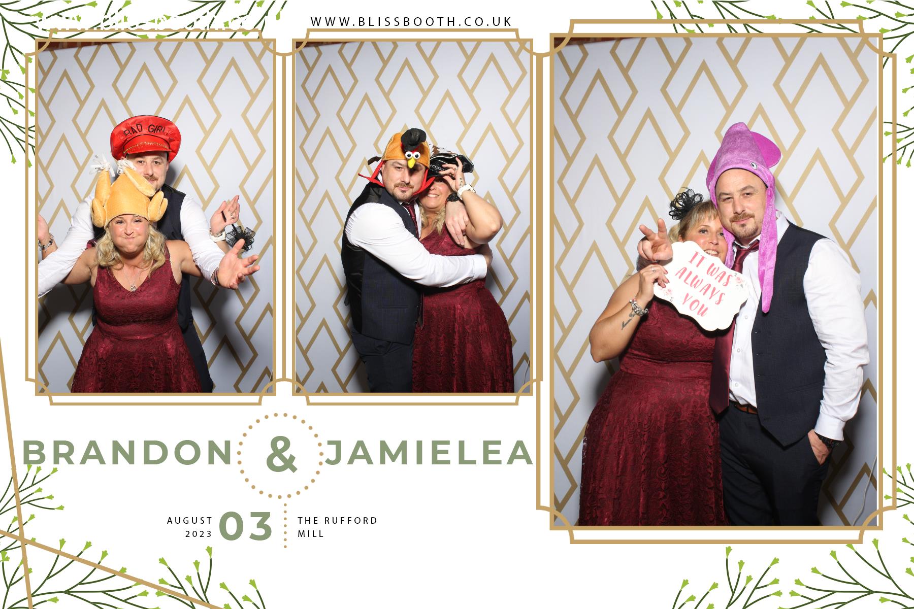 Brandon and Jamielea | View more photos from the event at gallery.blissbooth.co.uk/u/BlissBooth/Brandon-and-Jamielea
