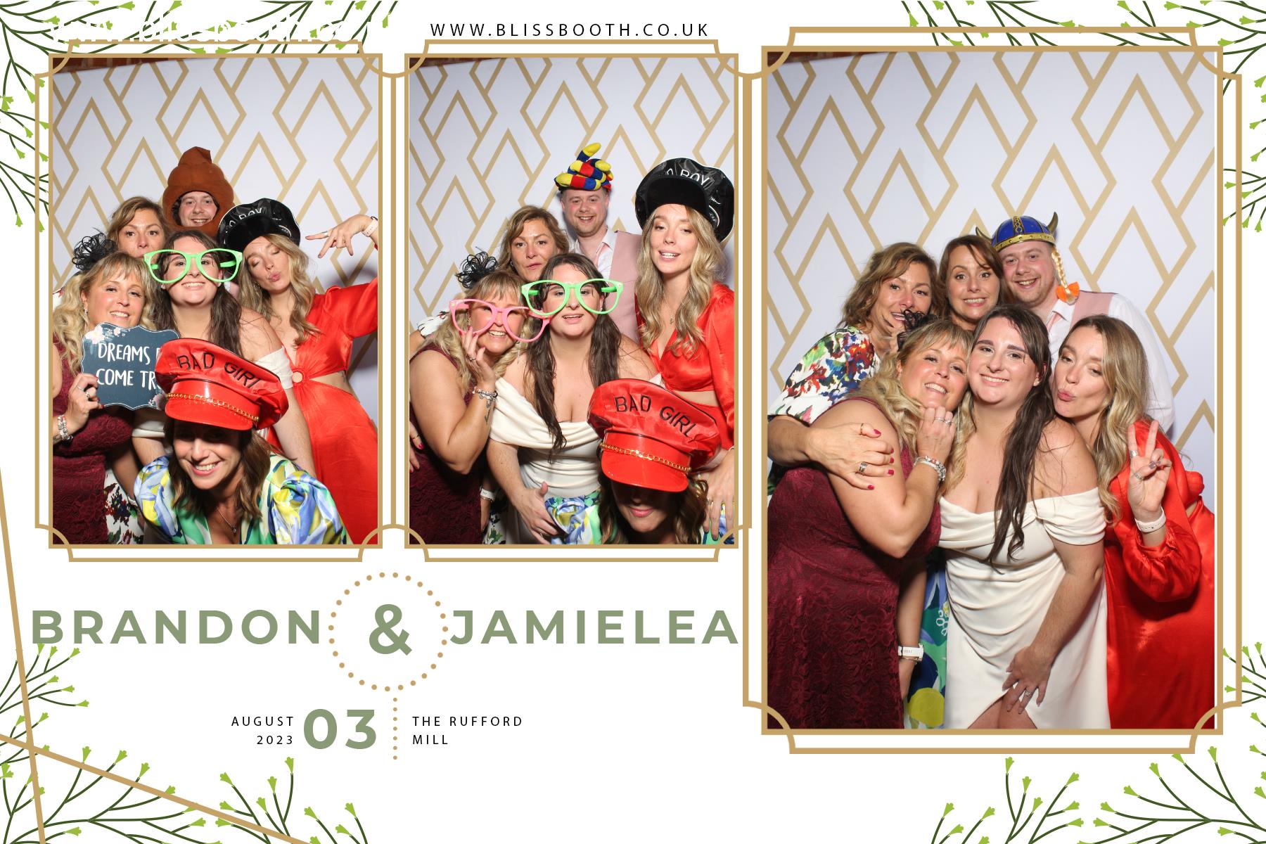 Brandon and Jamielea | View more photos from the event at gallery.blissbooth.co.uk/u/BlissBooth/Brandon-and-Jamielea