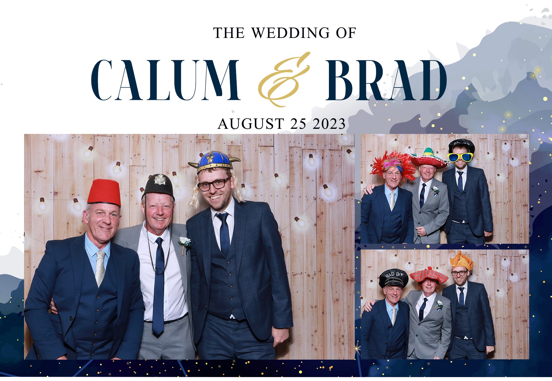 Calum and Brad | View more photos from the event at gallery.blissbooth.co.uk/u/BlissBooth/Calum-and-Brad