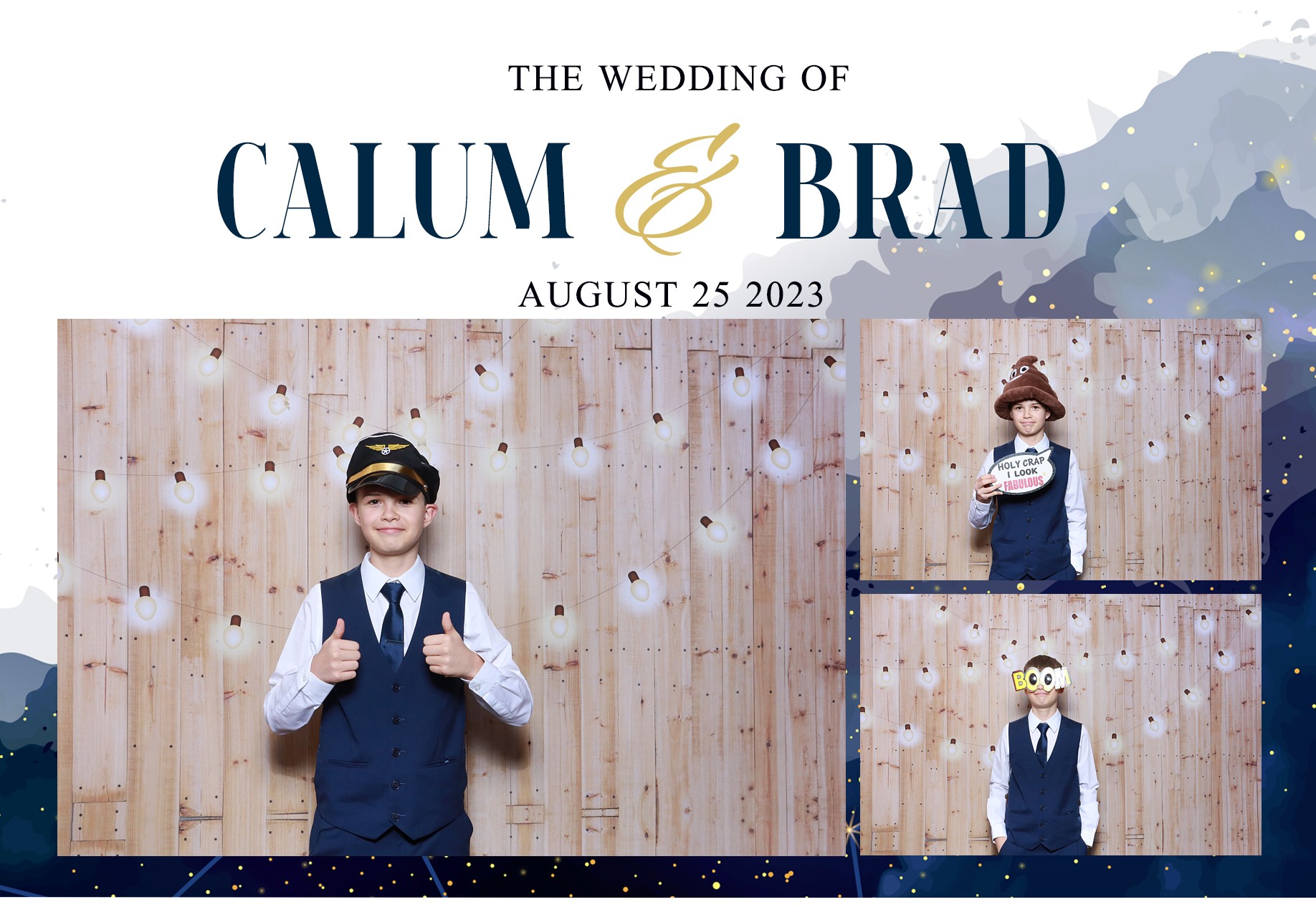 Calum and Brad | View more photos from the event at gallery.blissbooth.co.uk/u/BlissBooth/Calum-and-Brad