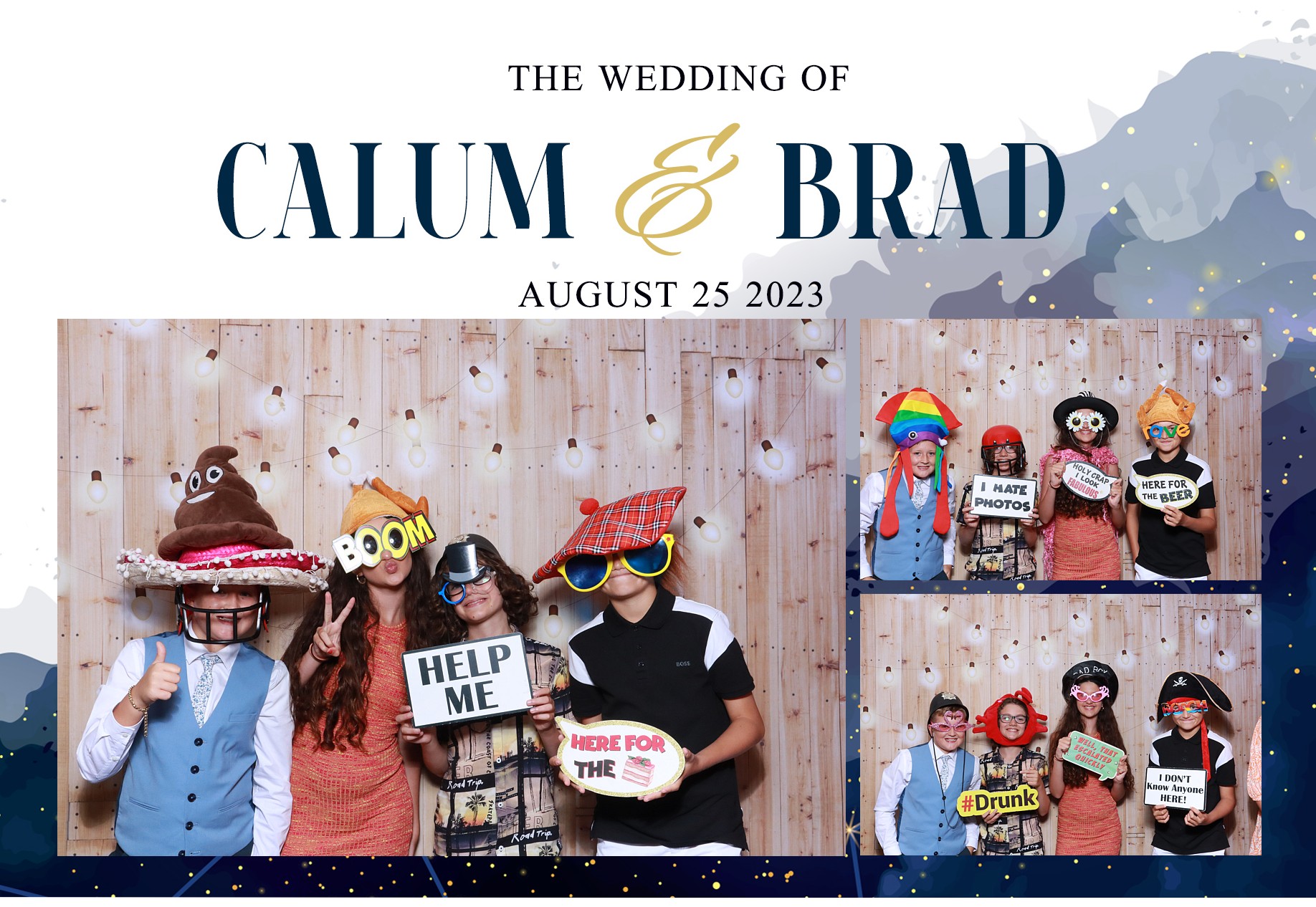 Calum and Brad | View more photos from the event at gallery.blissbooth.co.uk/u/BlissBooth/Calum-and-Brad