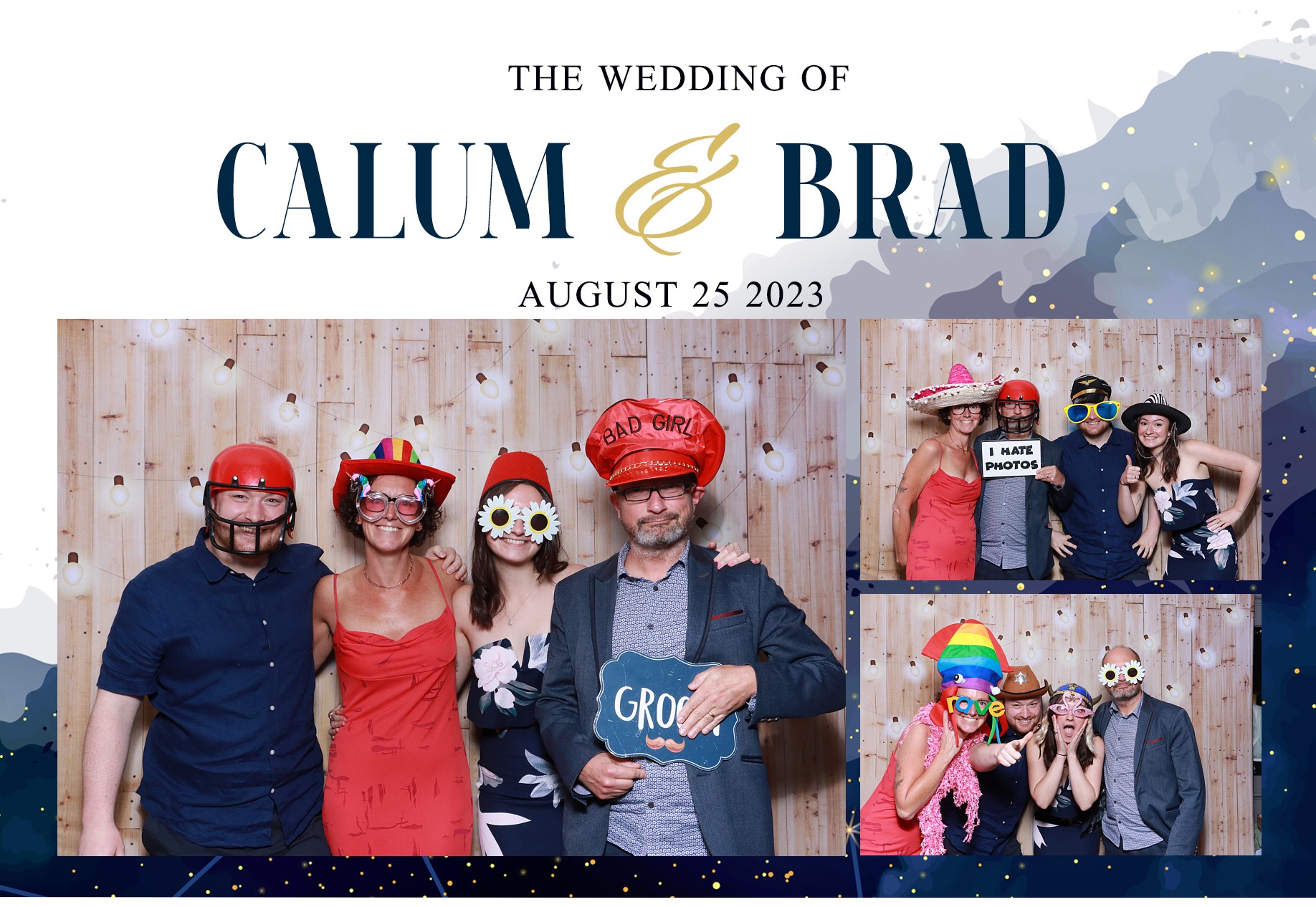 Calum and Brad | View more photos from the event at gallery.blissbooth.co.uk/u/BlissBooth/Calum-and-Brad