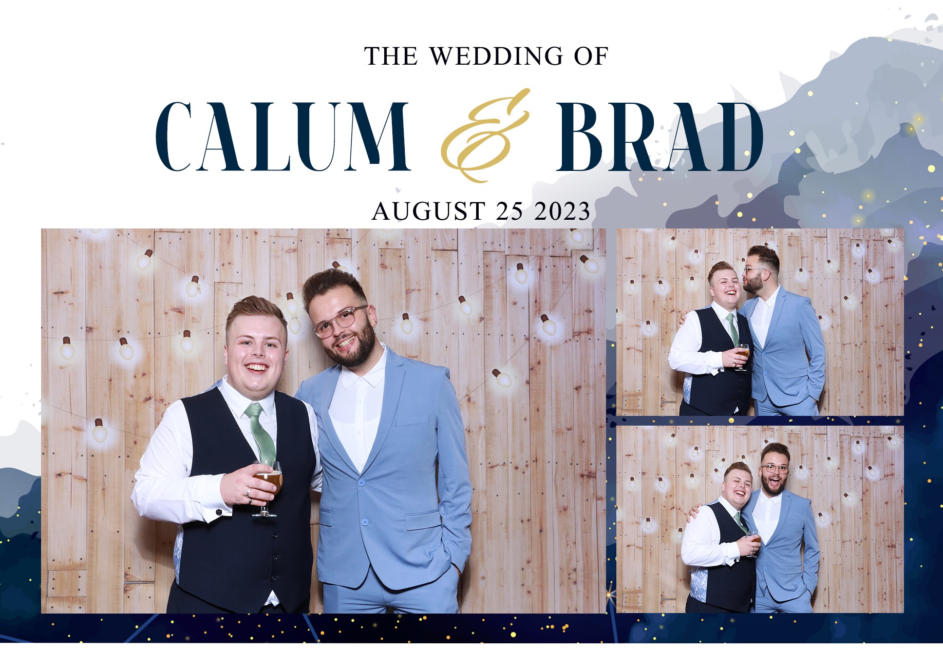 Calum and Brad | View more photos from the event at gallery.blissbooth.co.uk/u/BlissBooth/Calum-and-Brad