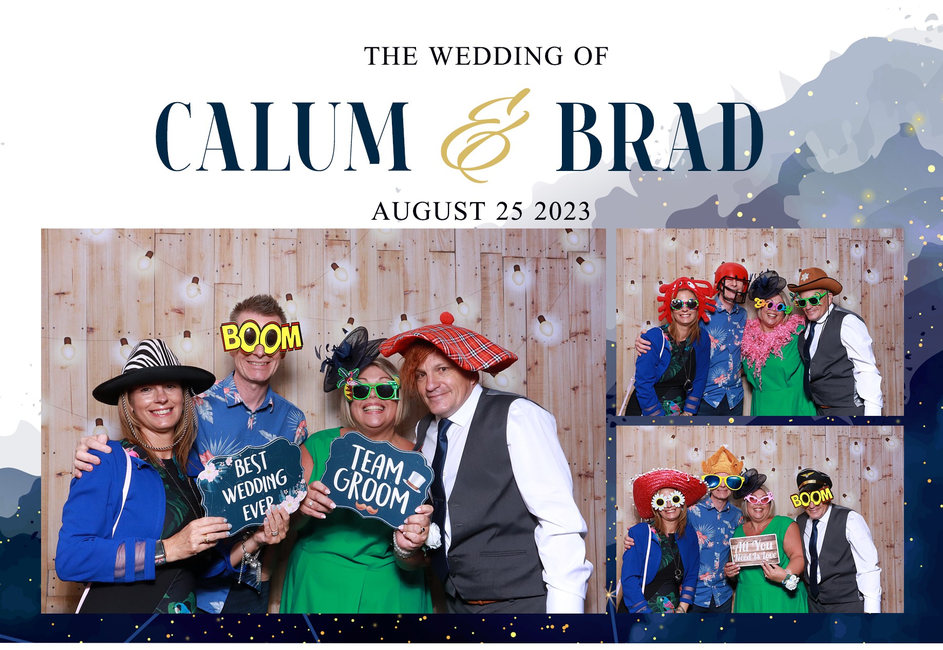 Calum and Brad | View more photos from the event at gallery.blissbooth.co.uk/u/BlissBooth/Calum-and-Brad