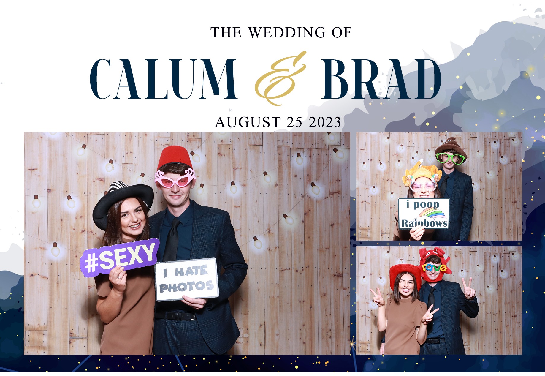 Calum and Brad | View more photos from the event at gallery.blissbooth.co.uk/u/BlissBooth/Calum-and-Brad