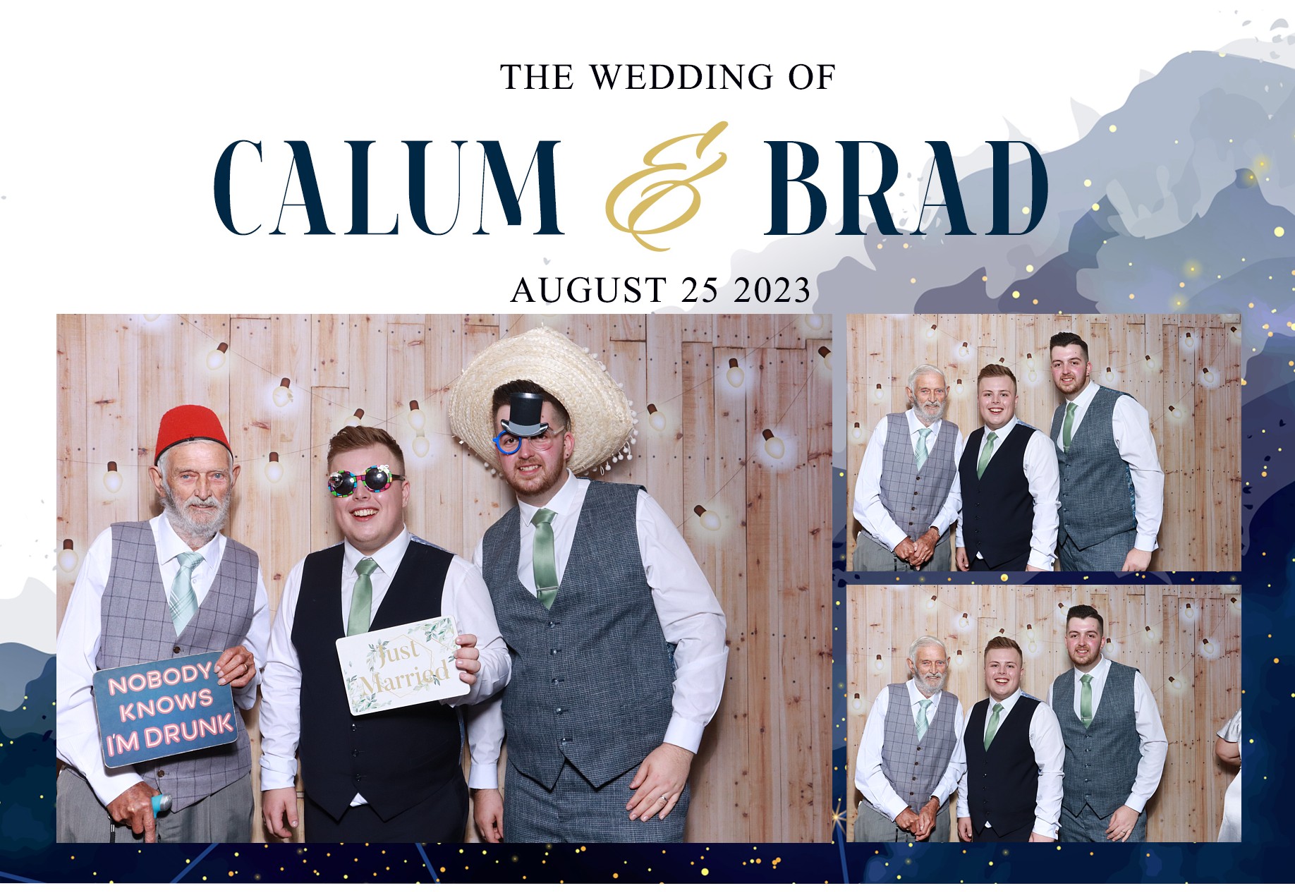 Calum and Brad | View more photos from the event at gallery.blissbooth.co.uk/u/BlissBooth/Calum-and-Brad