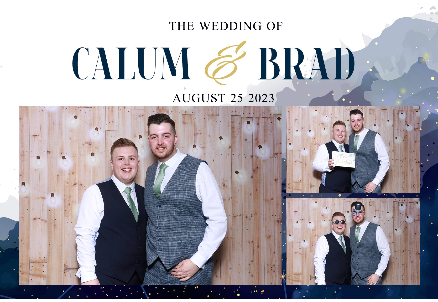 Calum and Brad | View more photos from the event at gallery.blissbooth.co.uk/u/BlissBooth/Calum-and-Brad