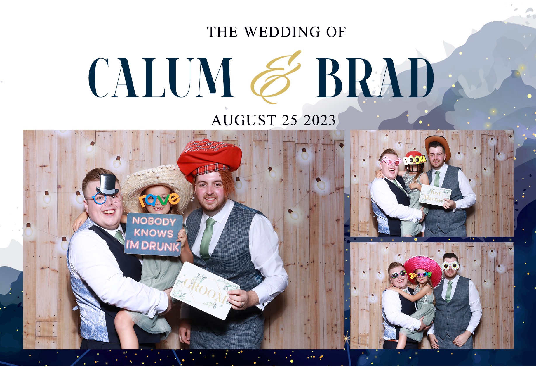 Calum and Brad | View more photos from the event at gallery.blissbooth.co.uk/u/BlissBooth/Calum-and-Brad