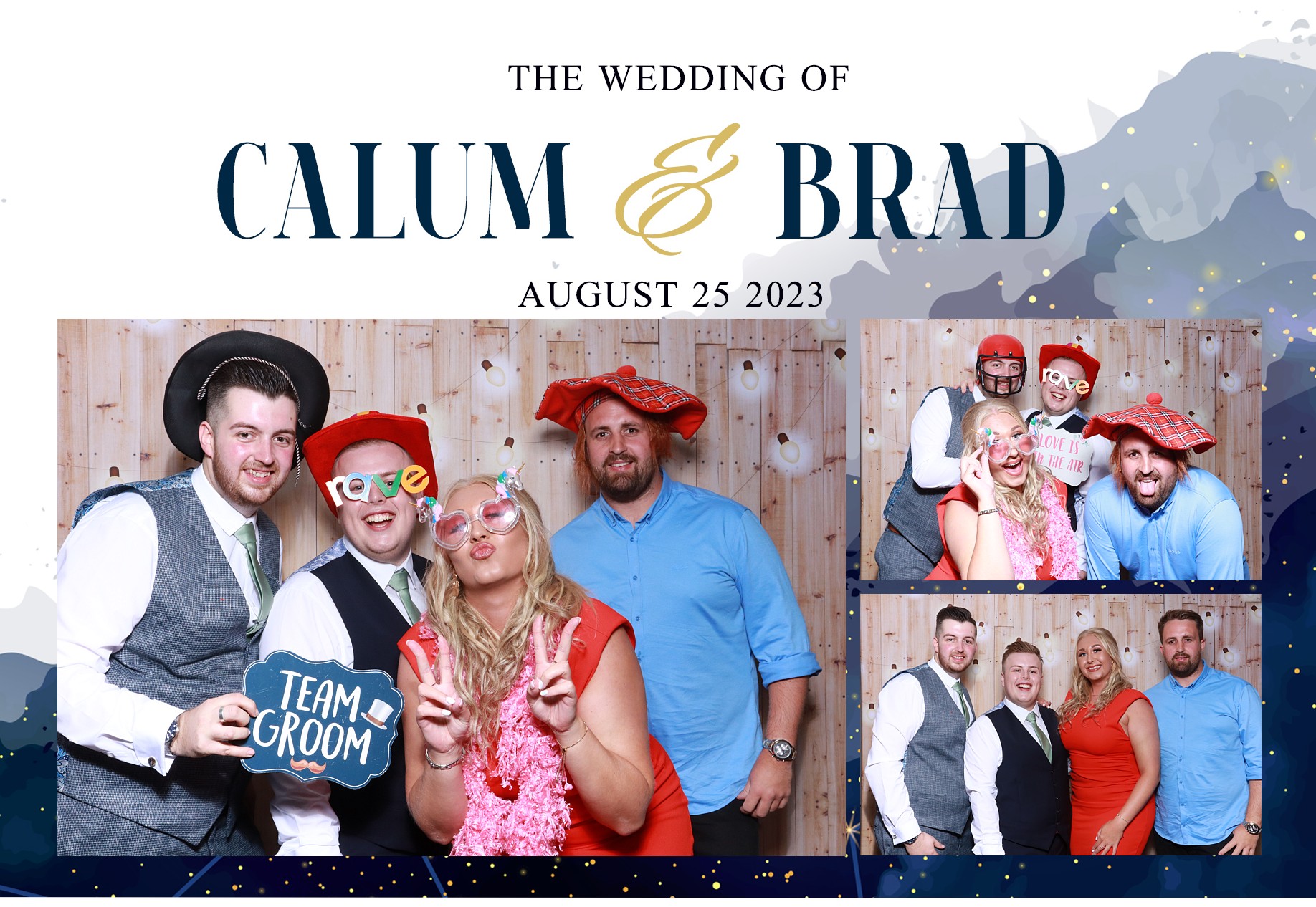 Calum and Brad | View more photos from the event at gallery.blissbooth.co.uk/u/BlissBooth/Calum-and-Brad