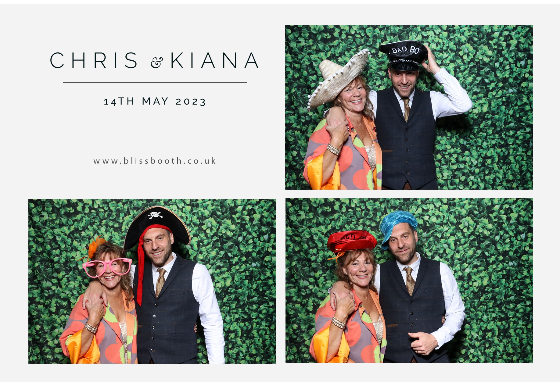 Chris & Kiana | View more photos from the event at gallery.blissbooth.co.uk/u/BlissBooth/Chris-Kiana