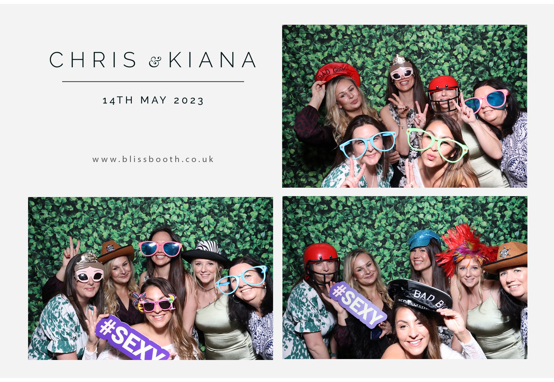 Chris & Kiana | View more photos from the event at gallery.blissbooth.co.uk/u/BlissBooth/Chris-Kiana