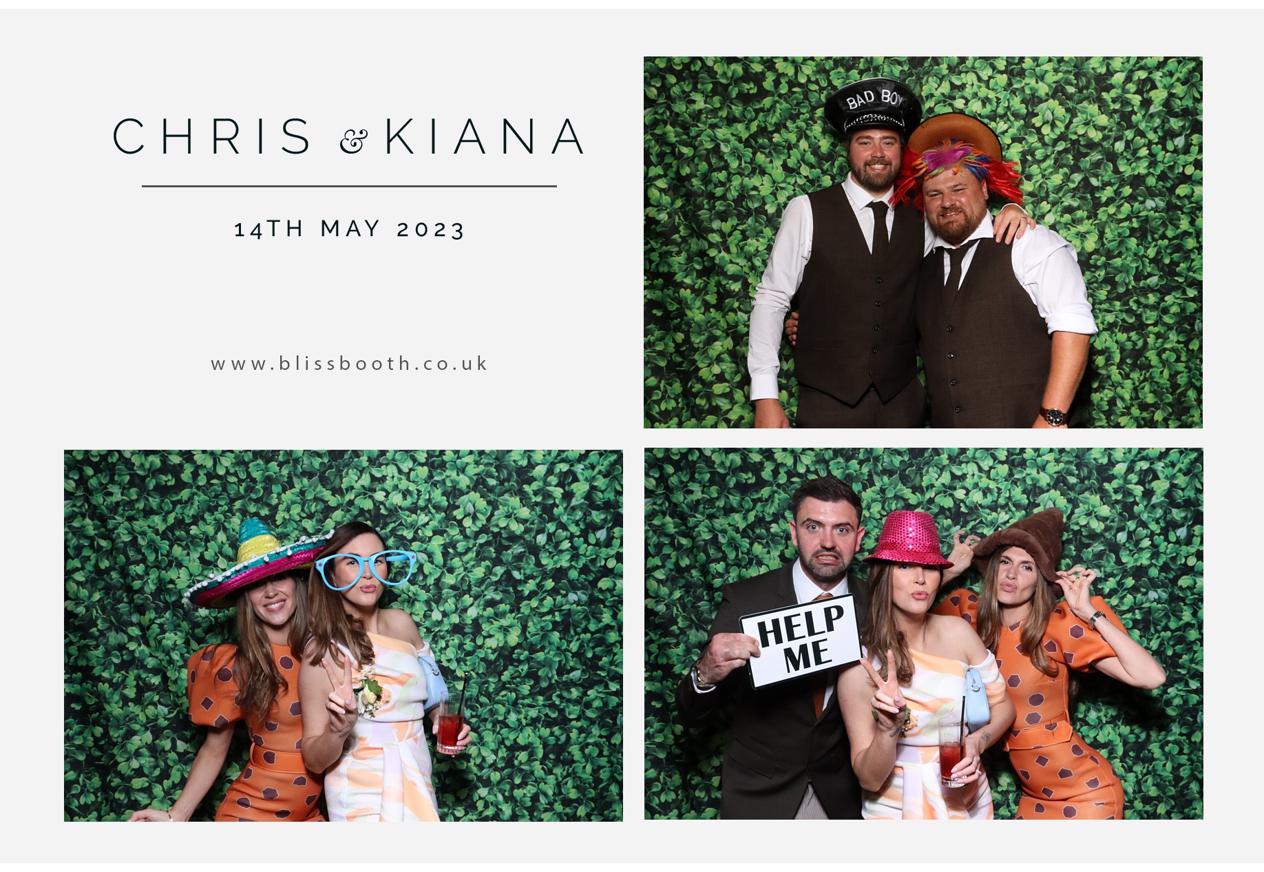 Chris & Kiana | View more photos from the event at gallery.blissbooth.co.uk/u/BlissBooth/Chris-Kiana