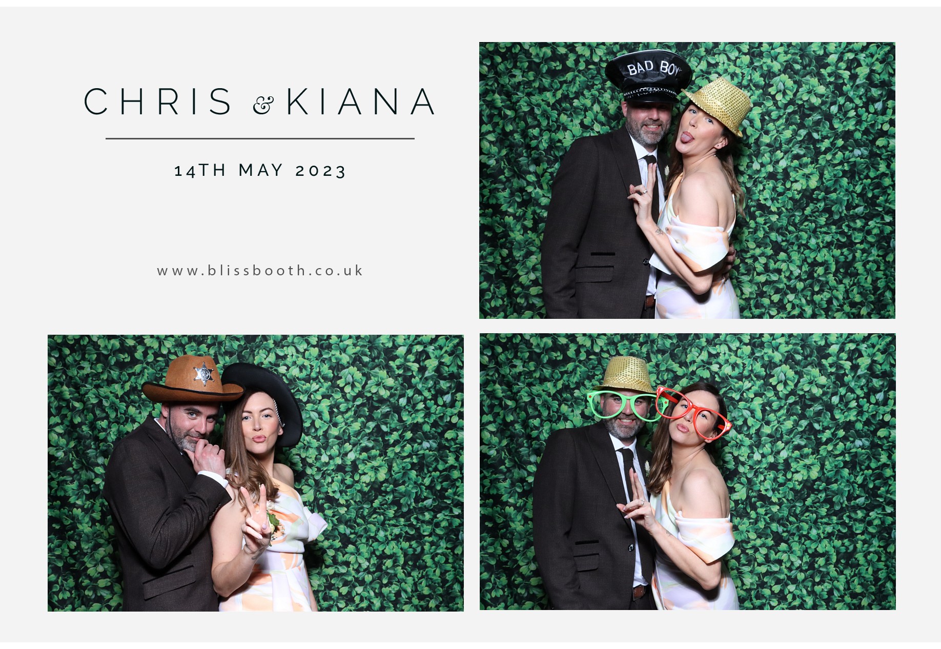 Chris & Kiana | View more photos from the event at gallery.blissbooth.co.uk/u/BlissBooth/Chris-Kiana