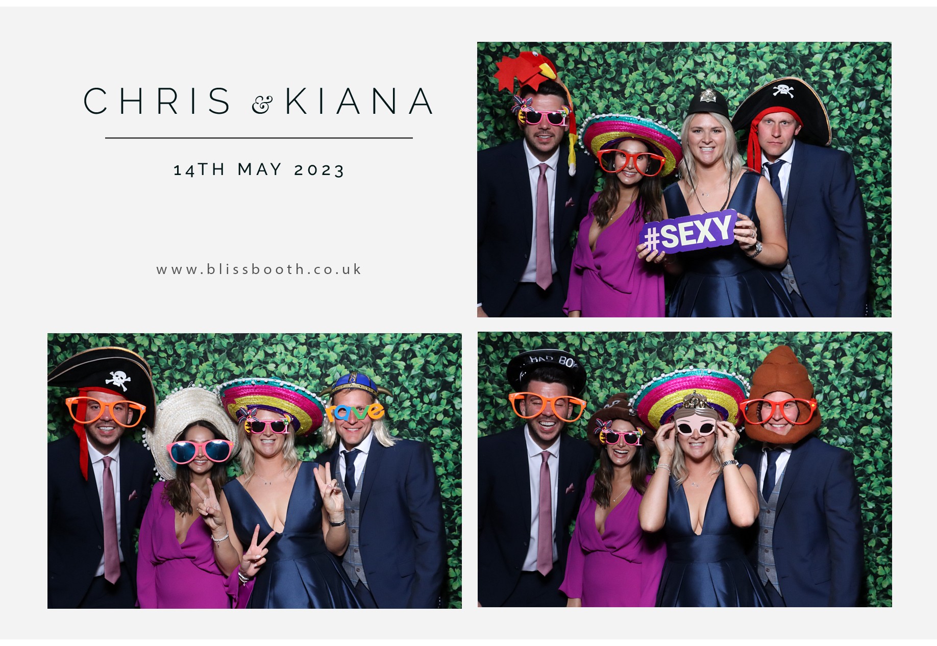 Chris & Kiana | View more photos from the event at gallery.blissbooth.co.uk/u/BlissBooth/Chris-Kiana