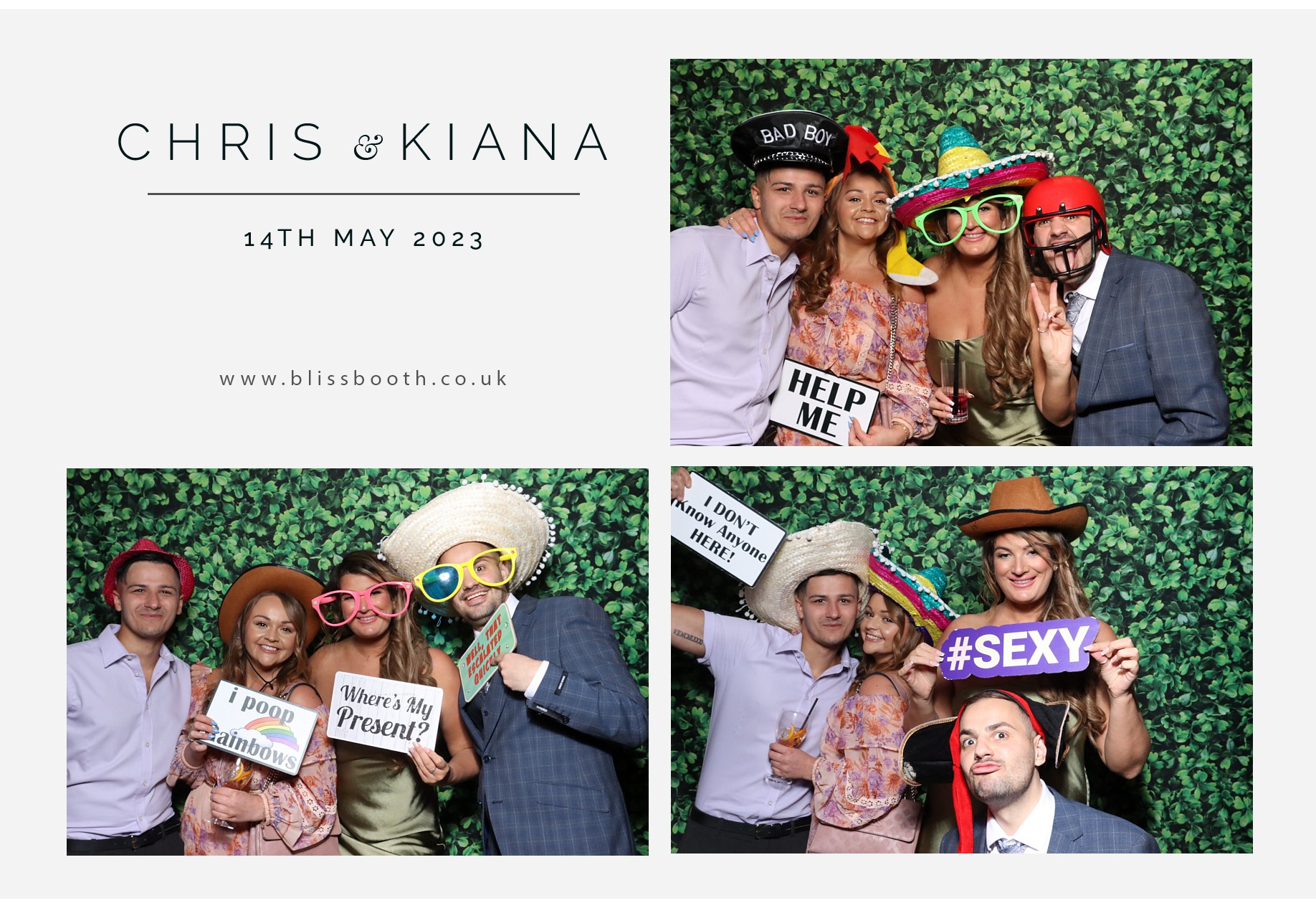Chris & Kiana | View more photos from the event at gallery.blissbooth.co.uk/u/BlissBooth/Chris-Kiana