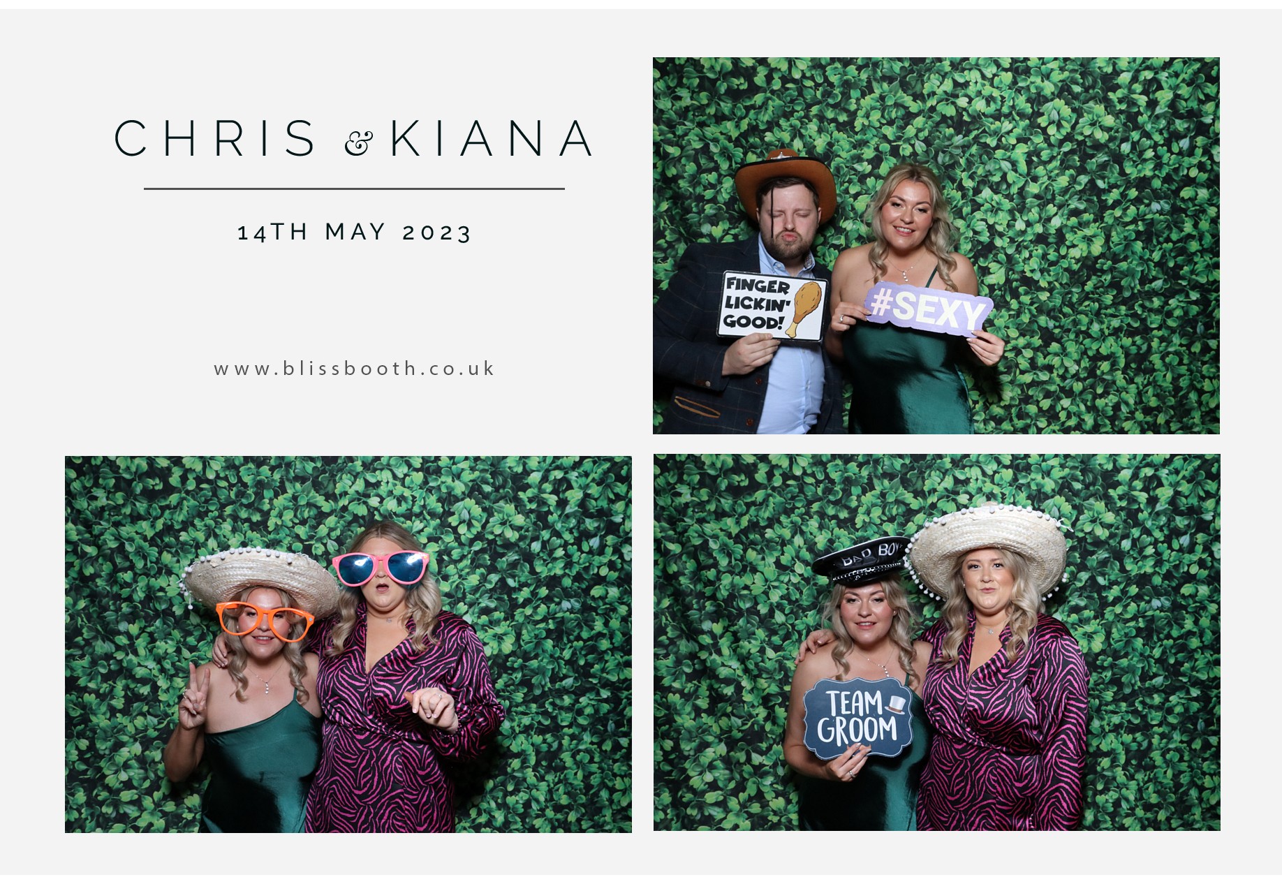 Chris & Kiana | View more photos from the event at gallery.blissbooth.co.uk/u/BlissBooth/Chris-Kiana