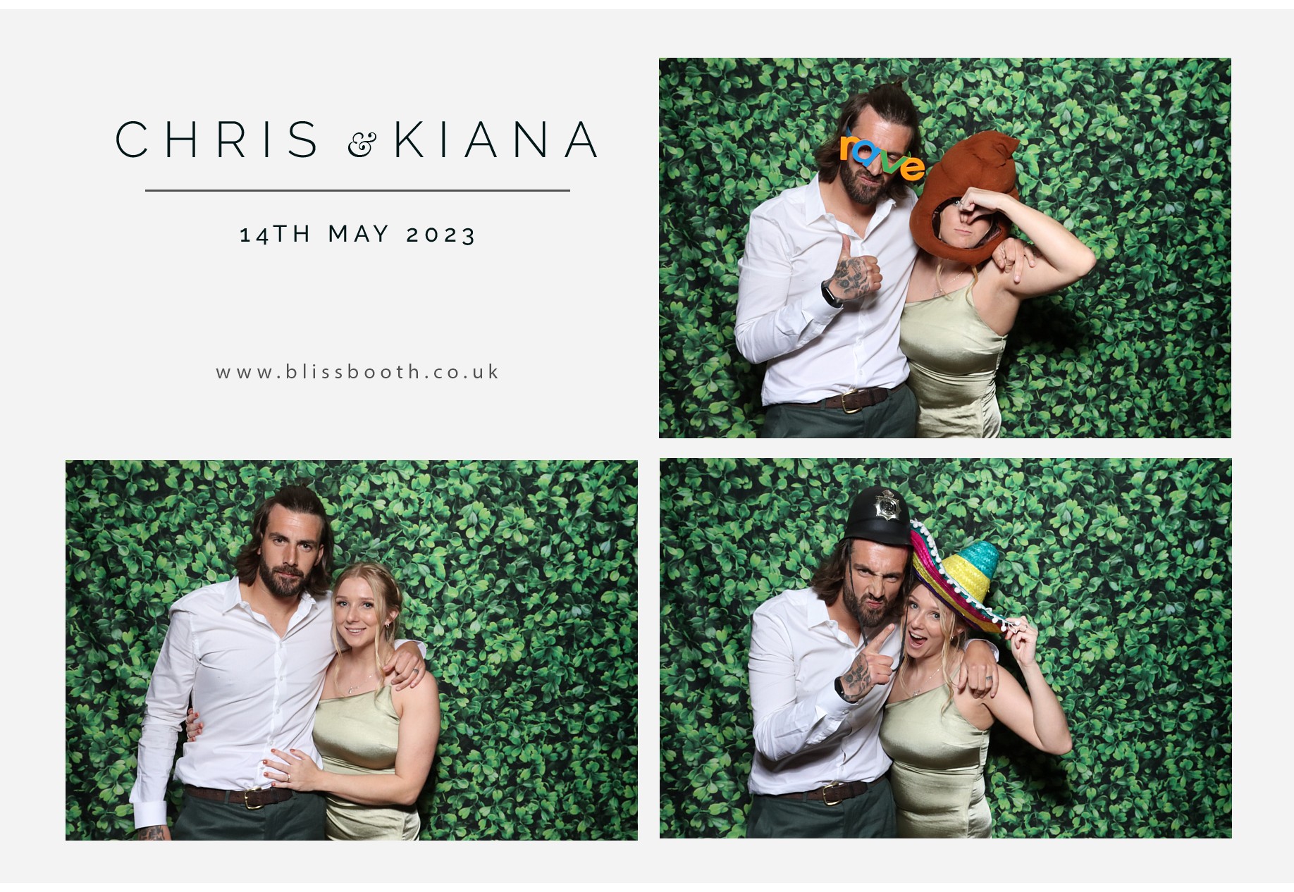 Chris & Kiana | View more photos from the event at gallery.blissbooth.co.uk/u/BlissBooth/Chris-Kiana