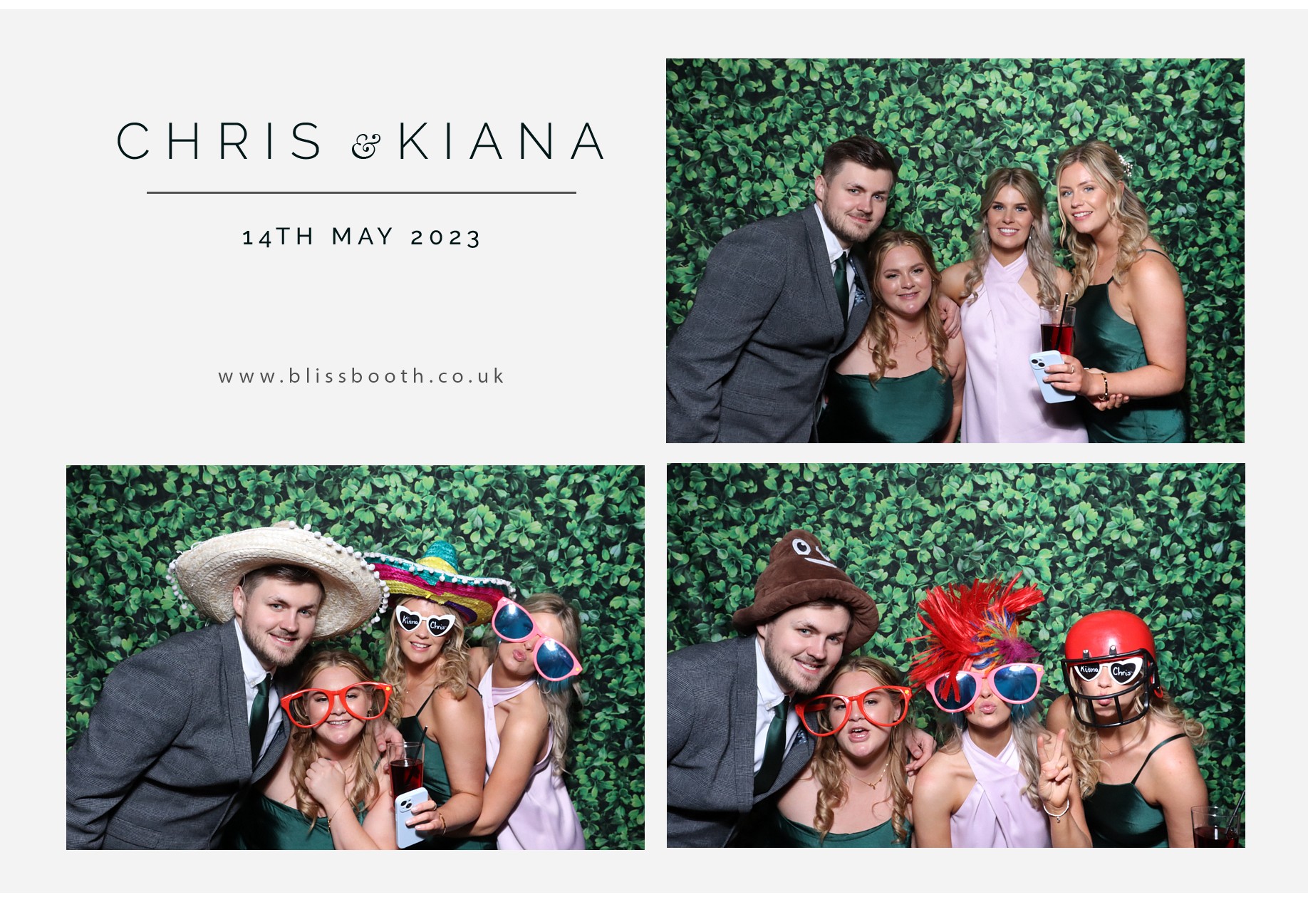 Chris & Kiana | View more photos from the event at gallery.blissbooth.co.uk/u/BlissBooth/Chris-Kiana