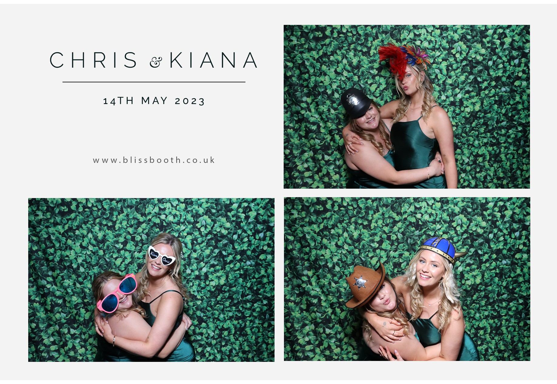 Chris & Kiana | View more photos from the event at gallery.blissbooth.co.uk/u/BlissBooth/Chris-Kiana