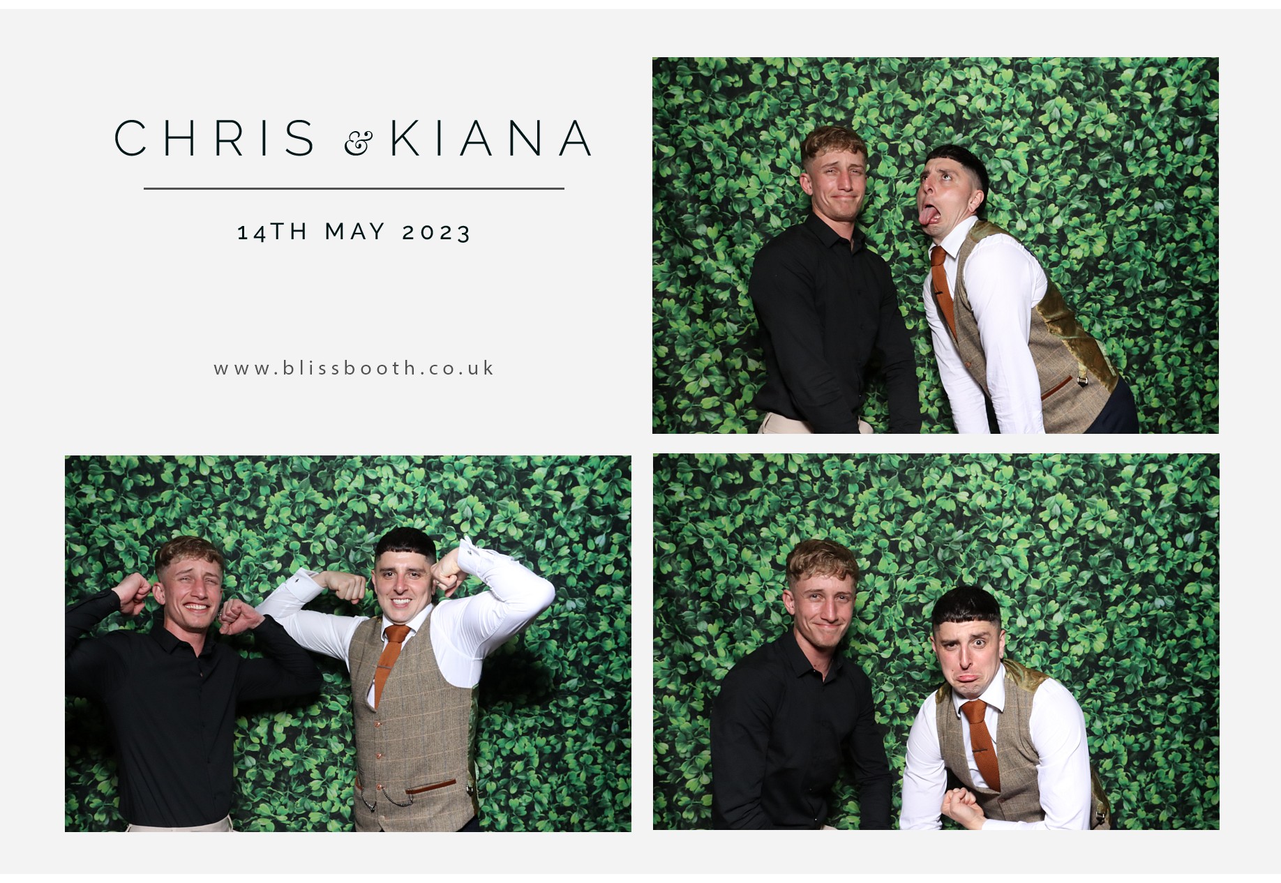 Chris & Kiana | View more photos from the event at gallery.blissbooth.co.uk/u/BlissBooth/Chris-Kiana