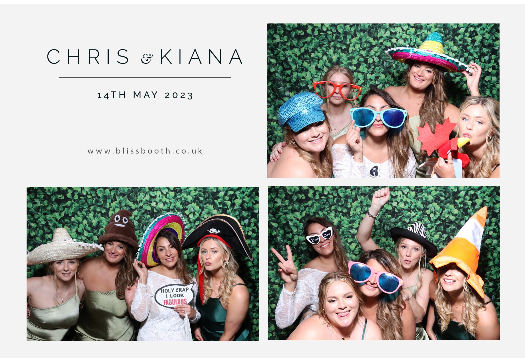 Chris & Kiana | View more photos from the event at gallery.blissbooth.co.uk/u/BlissBooth/Chris-Kiana