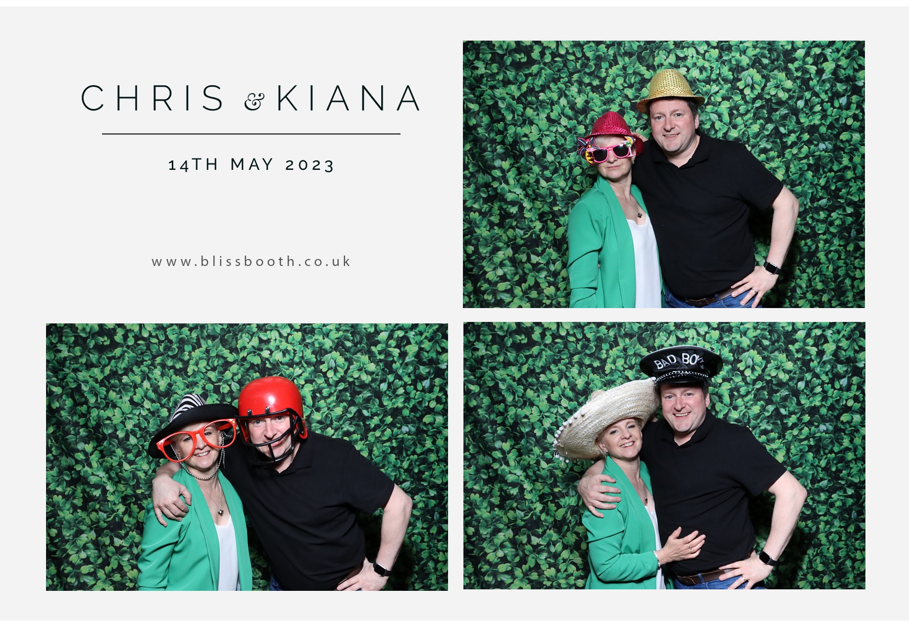 Chris & Kiana | View more photos from the event at gallery.blissbooth.co.uk/u/BlissBooth/Chris-Kiana