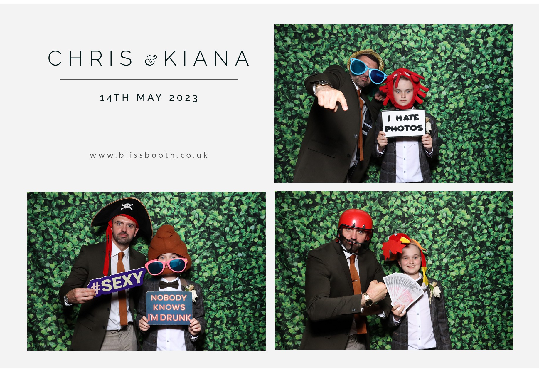 Chris & Kiana | View more photos from the event at gallery.blissbooth.co.uk/u/BlissBooth/Chris-Kiana