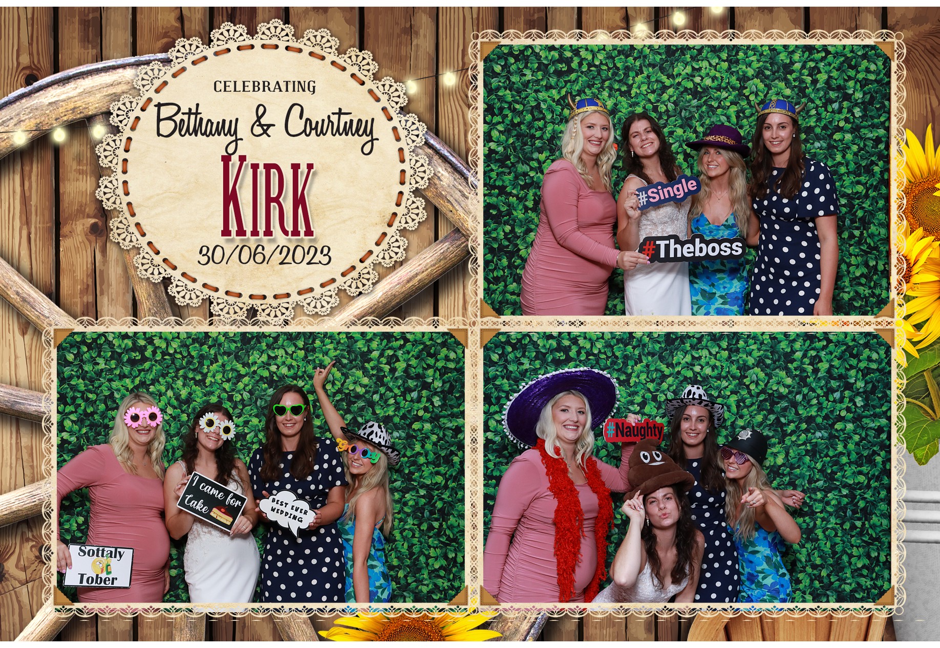 Courtney and Bethany | View more photos from the event at gallery.blissbooth.co.uk/u/BlissBooth/Courtney-and-Bethany