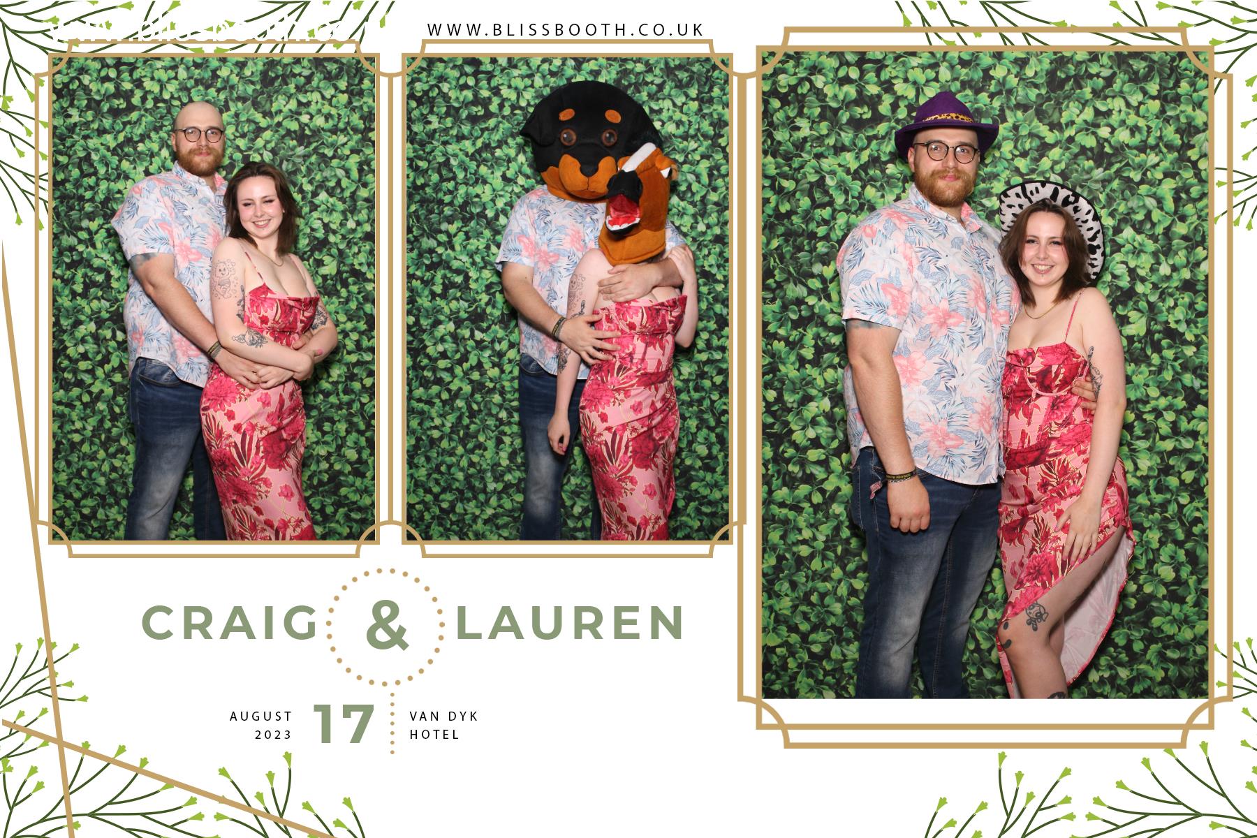 Craig and Lauren | View more photos from the event at gallery.blissbooth.co.uk/u/BlissBooth/Craig-and-Lauren