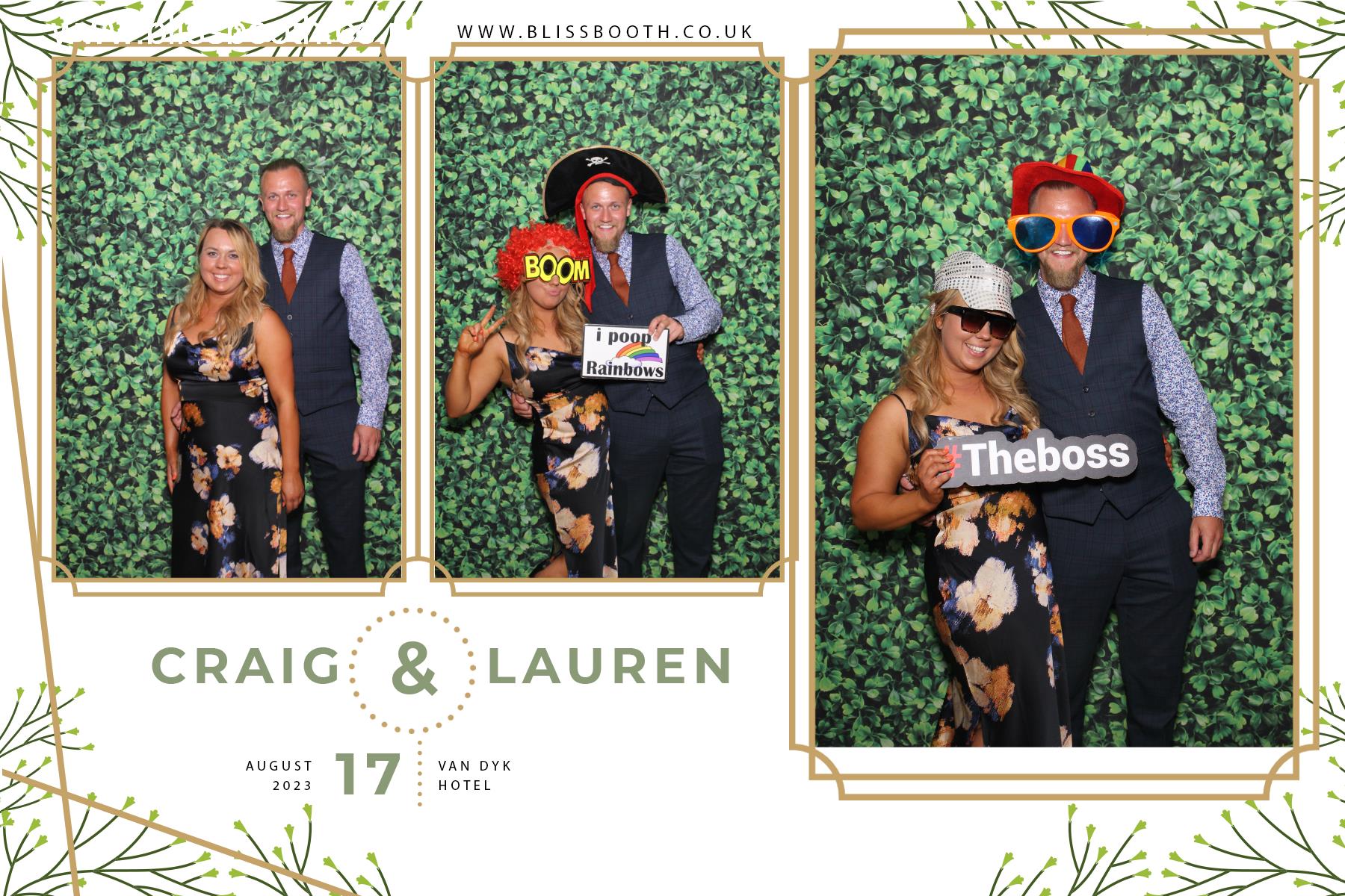Craig and Lauren | View more photos from the event at gallery.blissbooth.co.uk/u/BlissBooth/Craig-and-Lauren